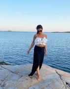 Nelly - Hvit - Frill Dream Top