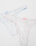 Nelly - Hvit - Tiny Dreamy 2-Pack Thong