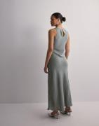 Vero Moda - Grå - Vmkate Sl Maxi Dress Wvn Exp