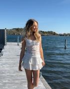 Nelly - Hvit - Romantic Lace Sleeveless Top