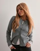 OBJECT - Grå - Objester Sli L/S Knit Cardigan Noos