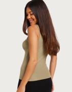 Nelly - Grønn - Soft Sleeveless Turtleneck Top