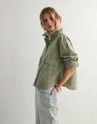 Vero Moda - Grønn - Vmjamie Ls Denim Shacket Mix Ga Noo