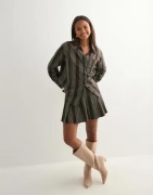 Pieces - Brun - Pcjamie Ls Loose Shirt Wvn D2D Pp