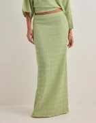 Nelly - Grønn - Elegant Structure Maxi Skirt