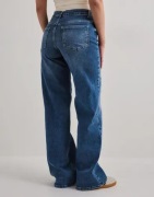 Only - Blå - Onlmadison Blush Hw Wide Dnm CRO372