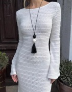 Muli Collection - Svart - Aura Tassel Necklace