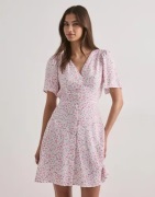 Vero Moda - Rosa - Vmalba Ss Short Dress Wvn Ga Noos