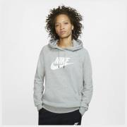Nike Hettegenser NSW Essential Fleece Pullover - Grå/Hvit Dame