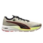 PUMA Løpesko Velocity Nitro 2 First Mile - Pebble Gray/Firelight/Sort