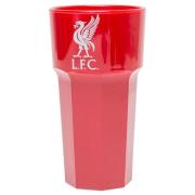 Liverpool Plast Ølglass - Rød