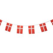 Danmark Flag Garland - Rød/Hvit