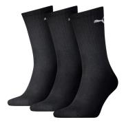 PUMA Sokker Crew 3-Pakke - Svart