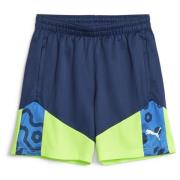 PUMA Treningsshorts IndividualCUP Gear Up - Persian Blue/Grønn Barn