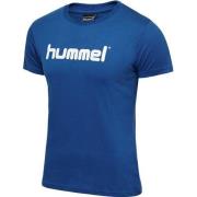 Hummel Go Cotton Logo T-Skjorte - Blå Dame