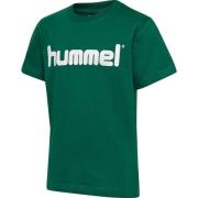 Hummel Go Cotton Logo T-Skjorte - Grønn Barn