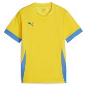 PUMA Trenings T-Skjorte teamGOAL - Gul/Electric Blue Lemonade Barn