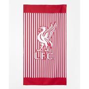 Liverpool Microfiber Badehåndkle - rød/Hvit