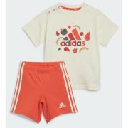 Adidas Essentials Allover Print Tee Set Kids