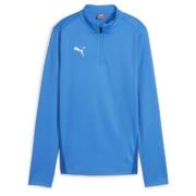 teamGOAL Training 1/4 Zip Top Wmn Electric Blue Lemonade-PUMA White-PU...