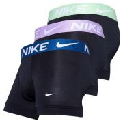 Nike Boksere 3-PK - Sort/Blå/Lilac Bloom/Grønn