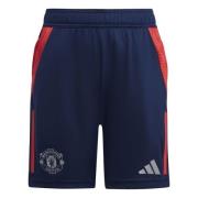 Manchester United Treningsshorts Tiro 24 - Night Indigo/Rød Barn