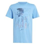 adidas T-Skjorte Messi Graphic - Blå Barn