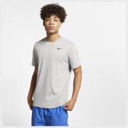 Nike Dri-FIT Men's Fitness T-Shirt DK GREY HEATHER/BLACK