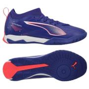 PUMA Ultra 5 Match IT + Mid Formula - Lapis Lazuli/Hvit/Rosa Barn