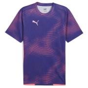 PUMA Trenings T-Skjorte IndividualFINAL - Club Navy/Dark Amethyst