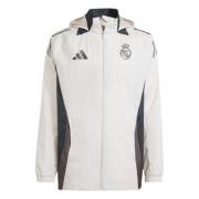 Real Madrid Jakke Tiro 24 All Weather EU - Putty Mauve/Grå/Grå