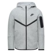 Nike Hettegenser NSW Tech Fleece FZ 24 - Grå/Sort Barn