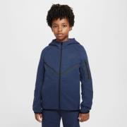 Nike Hettegenser NSW Tech Fleece FZ 24 - Navy/Sort Barn