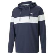 PUMA Hettegenser Colorblock - Navy/Hvit