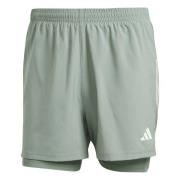 adidas Løpeshorts Own The Run Climacool 2IN1 - Sølvgrønn