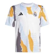 Real Madrid Trenings T-Skjorte Pre Match - Hvit/Crew Orange/Kulllyng B...