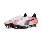 PUMA Ultra 5 Carbon FG Unlimited - Hvit/Sort/Glowing Red