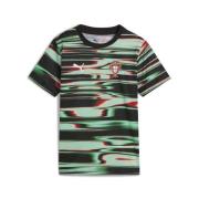 Portugal Trenings T-Skjorte Pre Match - PUMA Svart/PUMA White Barn