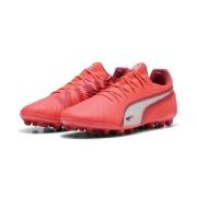 PUMA King Ultimate MG Unlimited - Glowing Red/Hvit/Red Fire