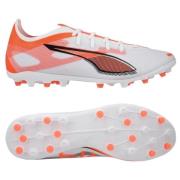 PUMA Ultra 5 Match MG Unlimited - Hvit/Sort/Glowing Red