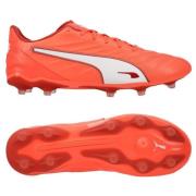 PUMA King Pro FG/AG Unlimited - Glowing Red/Hvit/Red Fire