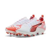 PUMA Ultra 5 Pro FG/AG Unlimited - Hvit/Sort/Glowing Red Barn