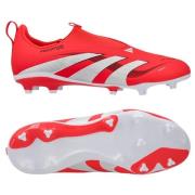 adidas Predator League Laceless FG/AG Pure Victory - Lucid Red/Fottøy ...