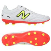 New Balance 442 v2 Team FG Flash Point - Hvit/Grønn/Svart