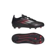 adidas F50 Elite FG Stealth Victory - Svart/Grå En/Lucid Red Barn