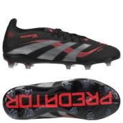 adidas Predator Elite FG Stealth Victory - Svart/Treningsvest/Lucid Re...