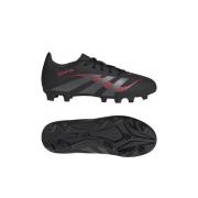 adidas Predator Club FxG Pure Victory - Sort/Grå/Lucid Red Barn