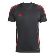 adidas Trenings T-Skjorte Tiro 24 - Sort/Pure Ruby