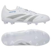 adidas Predator League FG/AG Polar Victory - Hvit/Sølv/Blå Barn