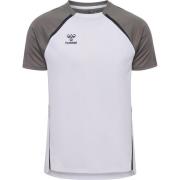 Hummel Trenings T-Skjorte hmlLEAD 2.0 - Hvit/Stålgrå/Svart